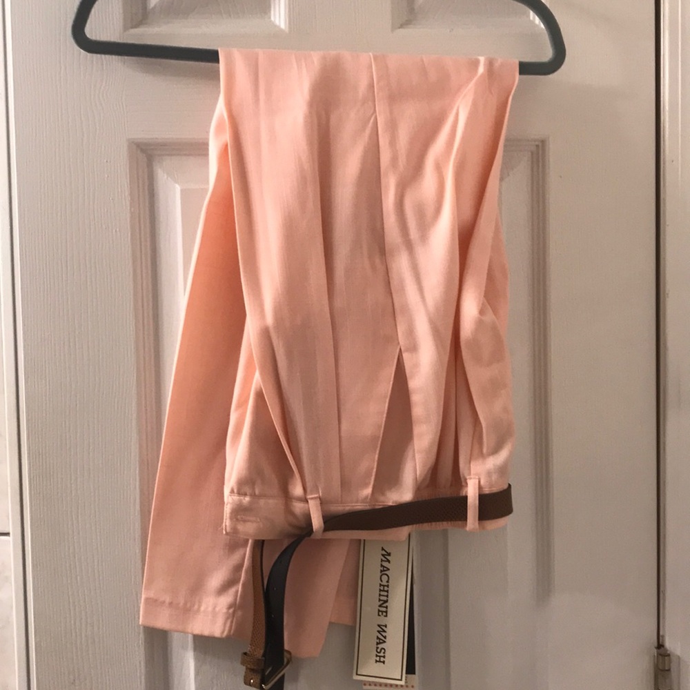 Ladies Long “Light Pink” Dress Pants with pleats